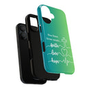 iPhone - 'Faith Love Hope' Christian Cross Protective Cover