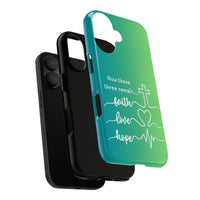 iPhone - 'Faith Love Hope' Christian Cross Protective Cover