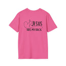 Back design - Christian T-Shirt — "Jesus Has My Back" Inspirational Faith Tee