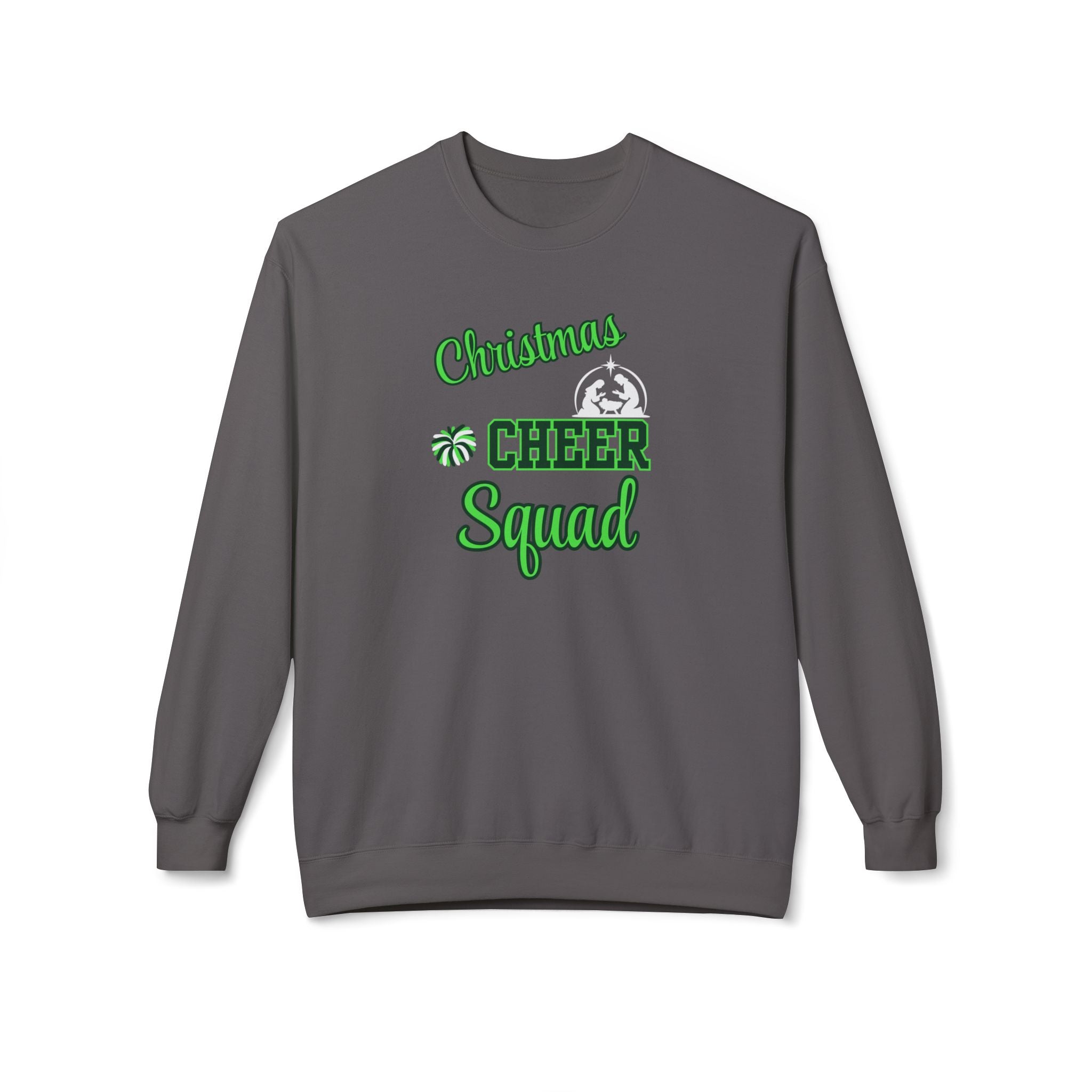 Christmas Cheer Squad Sweatshirt - Christian Sweatshirts for Women Men - Christmas Sweatshirts for Christians  - Faith Christmas Sweatshirts