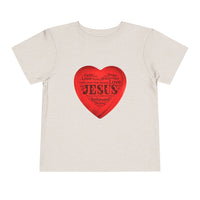 Jesus T-Shirt Christian Shirt for Toddlers Short Sleeve Tee Christian Toddler Christmas Shirt