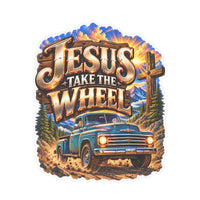Jesus Take the Wheel – Vintage Truck Christian Vinyl Sticker