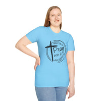 Pray Over It Christian T-Shirt — Cross Faith Prayer Tee