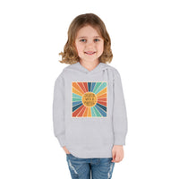 Toddler Hoodie — "Created With A Purpose" Retro Sunburst Pullover
