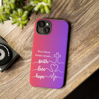 iPhone - Faith, Love & Hope Gradient Phone Case