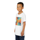 Youth Tee — 'Created With A Purpose' Retro Sunburst Kids T-Shirt