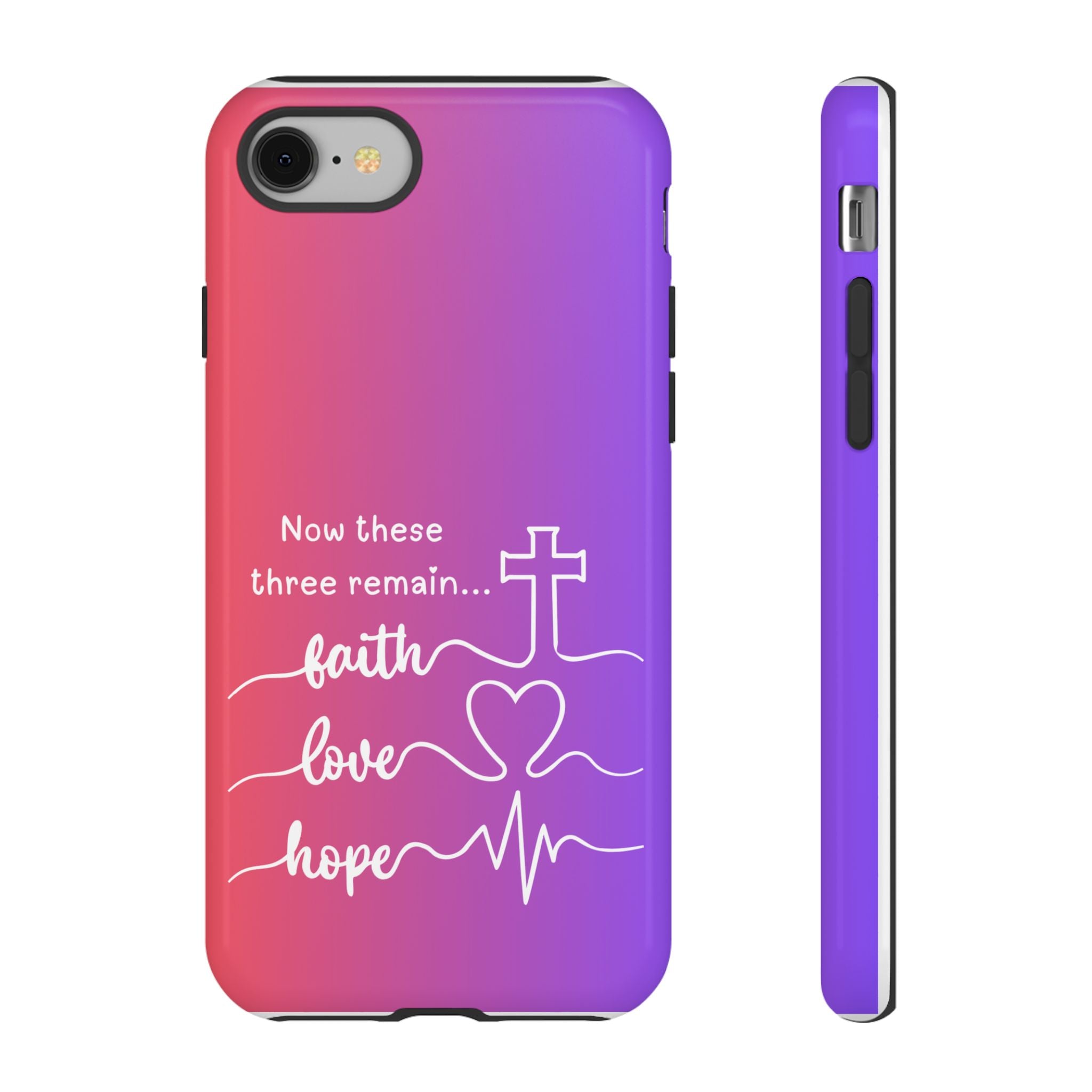 iPhone - Faith, Love & Hope Gradient Phone Case