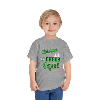 Christmas Cheer Squade Christian Christmas Shirt for Toddlers Short Sleeve Tee Christian Toddler Christmas Shirt