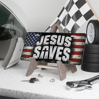 Jesus Saves Christian Vanity Plate