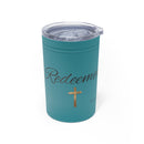Redeemed Vacuum Insulated Tumbler | 11oz Travel Mug | Christian Gifts for Women Men | Faith Based Gifts