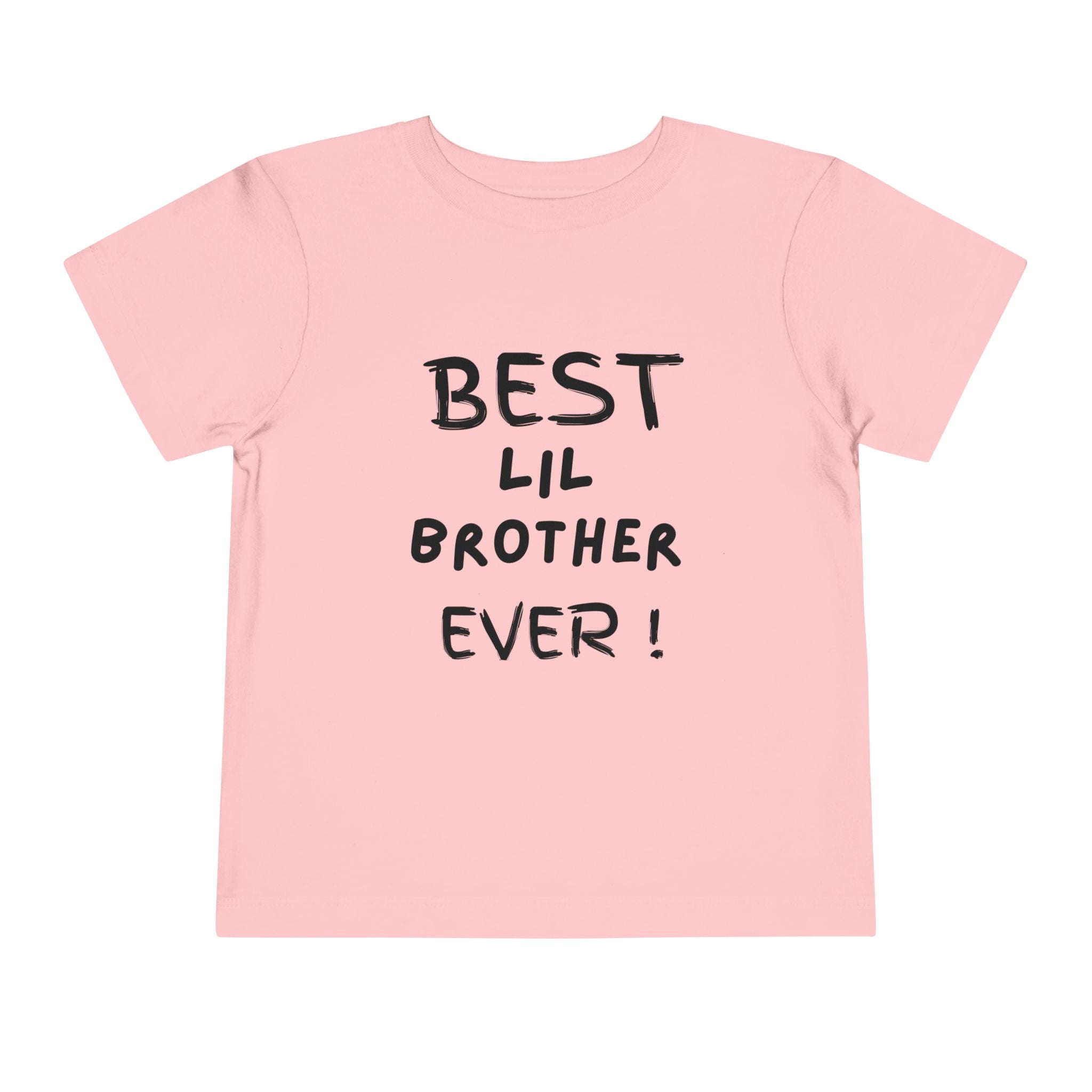 Best Lil Brother Ever Toddler Tee, Cute Kids Shirt, Sibling Gift, Birthday Gift for Toddlers, Family Matching Tee, Baby Shower Present