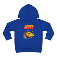 Jesus Is My Superhero Toddler Hoodie – Christian Kids Pullover