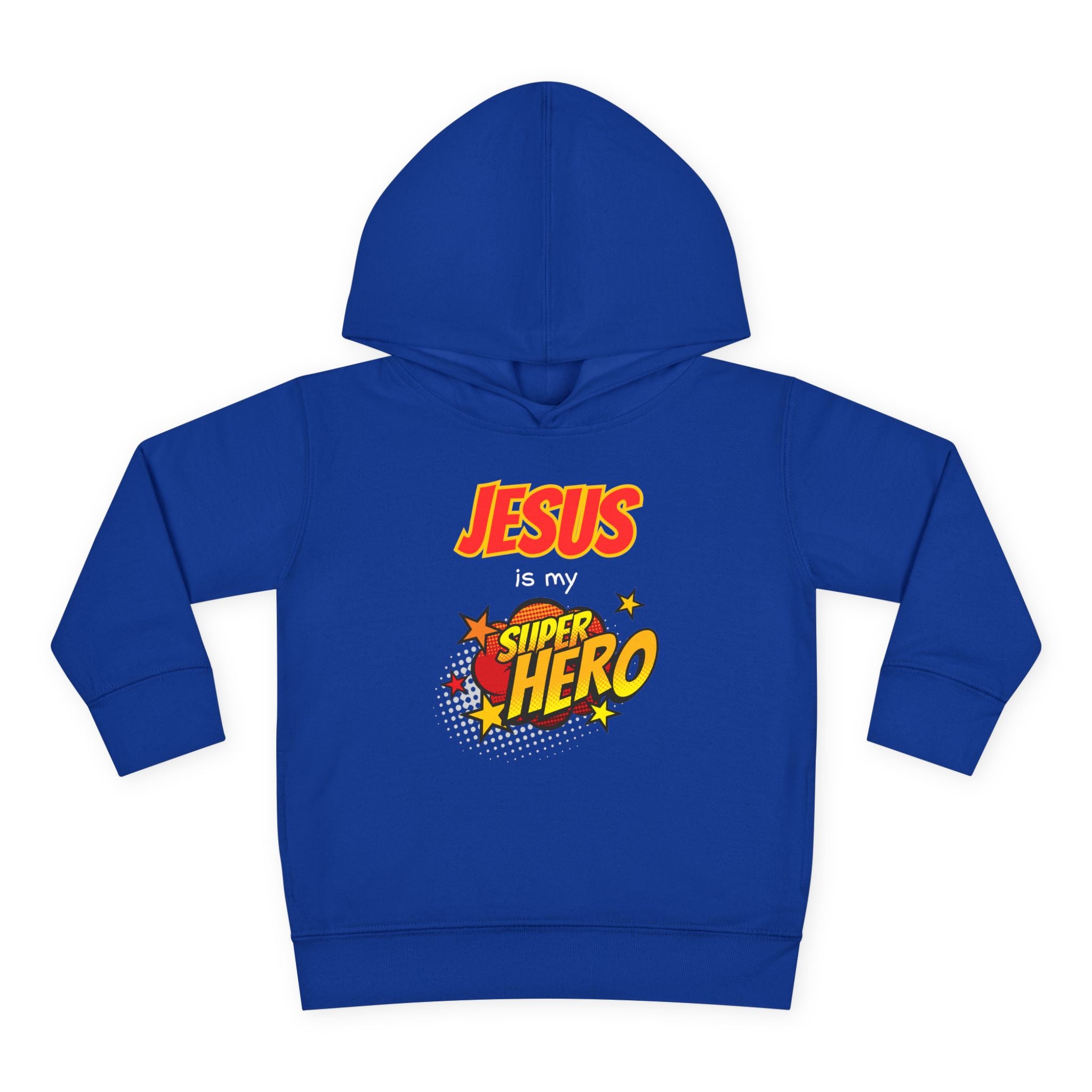 Jesus Is My Superhero Toddler Hoodie – Christian Kids Pullover