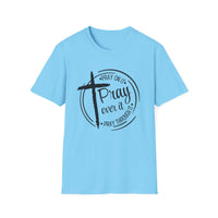 Pray Over It Christian T-Shirt — Cross Faith Prayer Tee