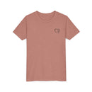 Back design - Youth Tee - "Jesus Has My Back" Christian Faith Shirt