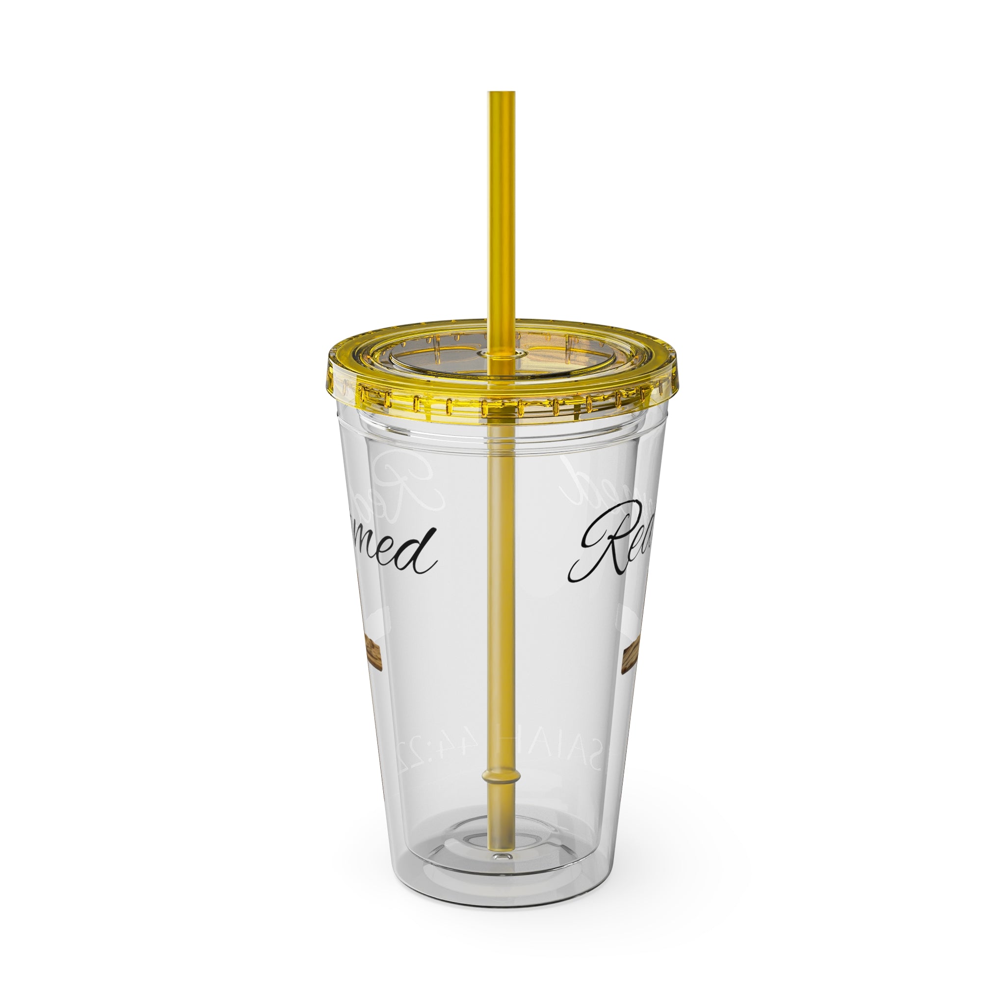Redeemed Water Tumbler - Christian Gifts for Women Men - Faith Based Gifts