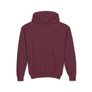 Youth Hoodie - "Jesus Has My Back" Cross Faith Graphic