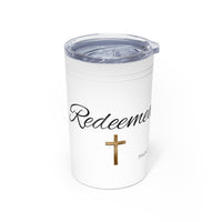 Redeemed Vacuum Insulated Tumbler | 11oz Travel Mug | Christian Gifts for Women Men | Faith Based Gifts