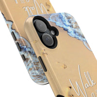iPhone Inspirational Magnetic Phone Case, Unique Phone Accessories, Faith-Based Gifts, Coastal Vibes, Walk by Faith Design