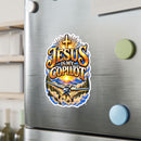 Jesus Is My Copilot – Cross & Airplane Christian Vinyl Sticker
