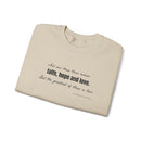 Embroidered Corinthians Faith, Hope Love Unisex Heavy Blend Crewneck Sweatshirt