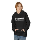 Strong & Courageous Hoodie — Inspirational Motivational Pullover