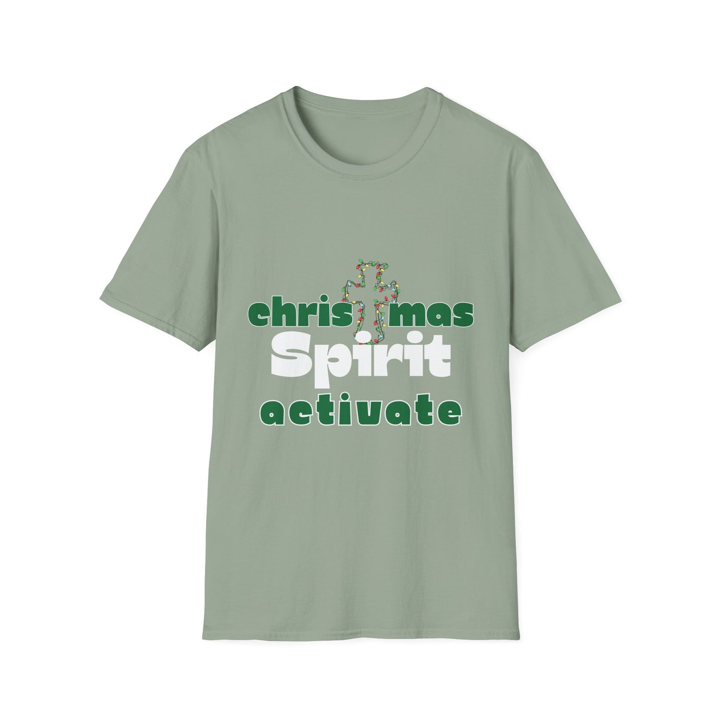 Christmas Spirit Activate Christmas shirt for women men holiday shirt