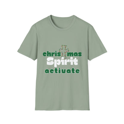 Christmas Spirit Activate Christmas shirt for women men holiday shirt