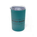Faith Hope Love Vacuum Insulated Tumbler | 11oz Travel Mug | Christian Gifts for Women Men | Faith Based Gifts