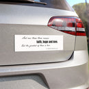 Faith Hope Love Inspirational Car Magnets - Faith-Based Gifts, Religious Decor