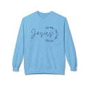 Jesus Circle Script Crewneck Sweatshirt — "Jesus: The Way, The Truth, The Life" Christian Pullover