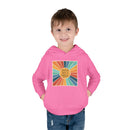Toddler Hoodie — "Created With A Purpose" Retro Sunburst Pullover