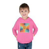 Toddler Hoodie — "Created With A Purpose" Retro Sunburst Pullover