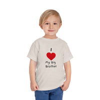 I Heart My Big Brother Short Sleeve Tee Christmas Shirt for Family