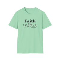 Faith Like Hannah Christian T-Shirt — Inspirational Scripture Tee (1 Samuel 1:27)