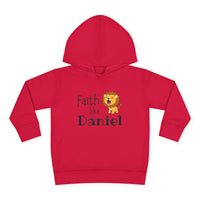 Toddler Hoodie — "Faith Like Daniel" Lion Christian Pullover