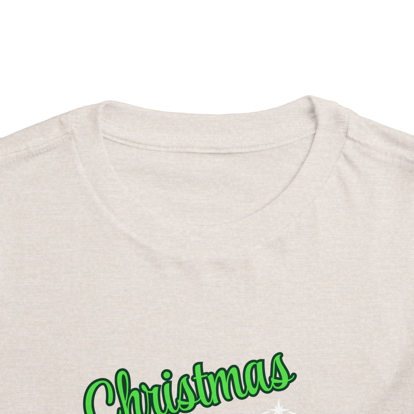 Christmas Cheer Squade Christian Christmas Shirt for Toddlers Short Sleeve Tee Christian Toddler Christmas Shirt