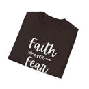 Faith Over Fear Unisex Softstyle T-Shirt | Christian Shirts for Women Men - Faith Based Gifts