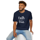 Faith Over Fear Unisex Softstyle T-Shirt | Christian Shirts for Women Men - Faith Based Gifts