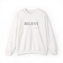 Embroidered Believe John 3:16 Unisex Heavy Blend Crewneck Sweatshirt