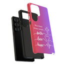 Samsung Faith, Love & Hope Gradient Phone Case — 'Now These Three Remain' Christian Protective Case