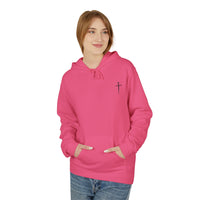 Jesus Has My Back Midweight Softstyle Fleece Hoodie