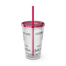 Faith Hope Love Water Tumbler - Christian Gifts for Women Men - Faith Based Gifts