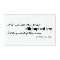 Faith Hope Love Inspirational Car Magnets - Faith-Based Gifts, Religious Decor