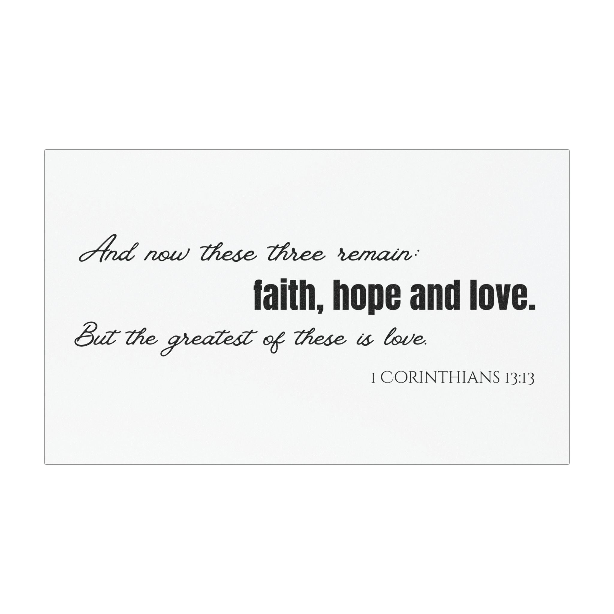 Faith Hope Love Inspirational Car Magnets - Faith-Based Gifts, Religious Decor