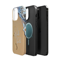 iPhone Inspirational Magnetic Phone Case, Unique Phone Accessories, Faith-Based Gifts, Coastal Vibes, Walk by Faith Design