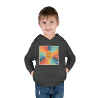 Toddler Hoodie — "Created With A Purpose" Retro Sunburst Pullover