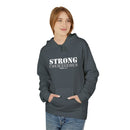 Strong & Courageous Hoodie — Inspirational Motivational Pullover