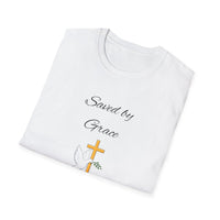 Saved By Grace Christian Shirt for Women Men Shirts for Christians