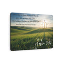 John 3:16 Faith Wall Art - Metal - Inspirational Wall Art Christian Gifts for Women Men